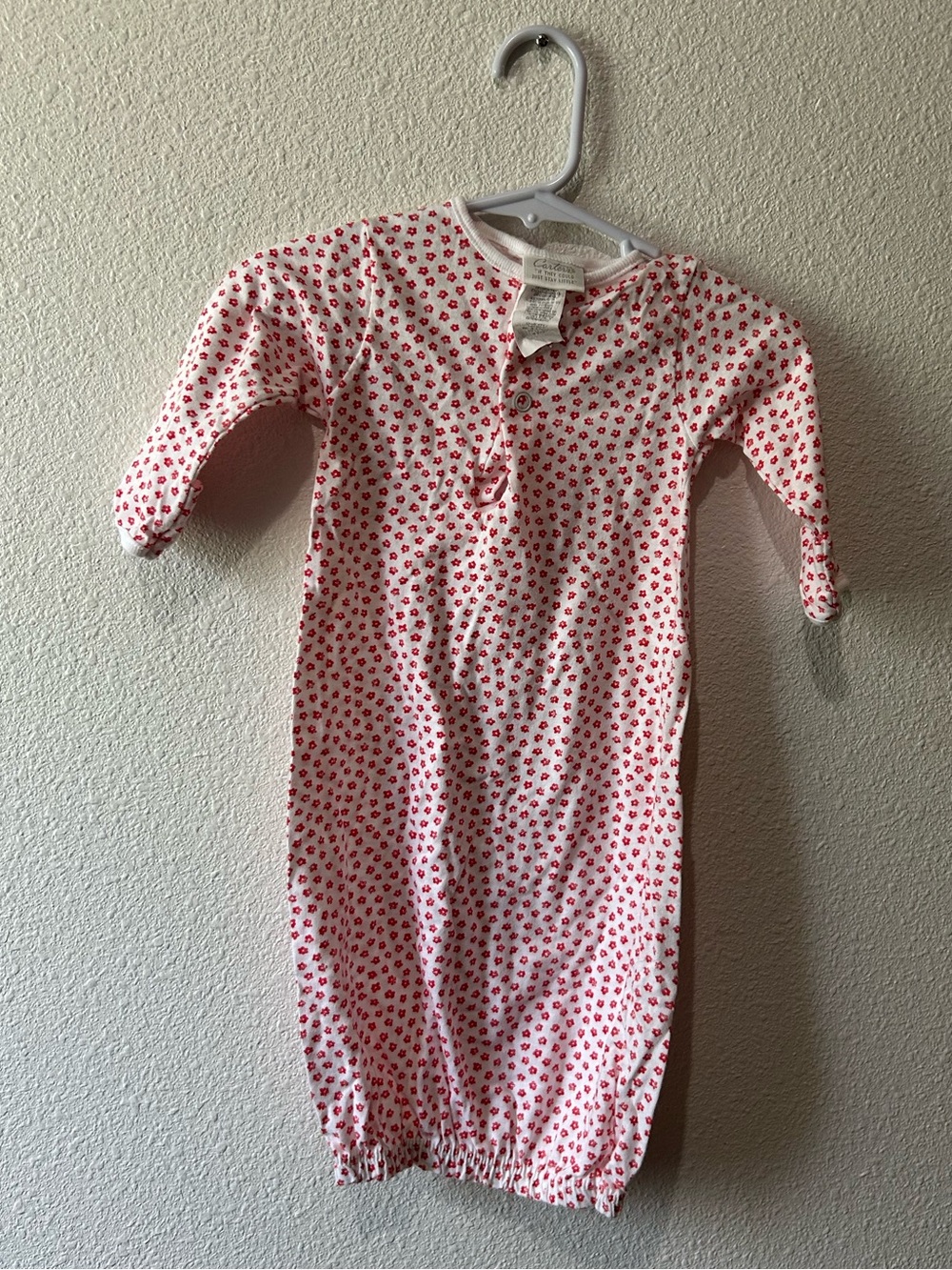 Vintage Carters Floral Baby Sleep Gown